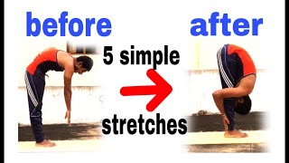 How to do standing forward bend for beginners yogasana padahastasana home yoga  Steve Ed J [upl. by Gretal706]