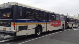 BeeLine Bus Bus Action  New Rochelle Neoplan AN460 Orion V amp NABI 40LFW Hybrid [upl. by Navonoj]