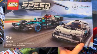 Lego Speed Champions 76909 MercedesAMG F1 W12 amp Project One Review [upl. by Sailesh]