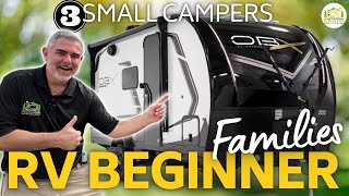 3 Small Camper Trailers for Beginner Families in 2024 [upl. by Zacharie781]