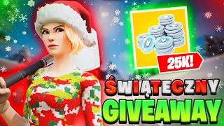 🔴 1900 WYNIKI ŚWIĄTECZNEGO GIVEAWAYA NA 25K VDOLCÓW 🎄 KOD GGILEON W SKLEPIE ❄️ fortnite giveaway [upl. by Ahsitneuq]