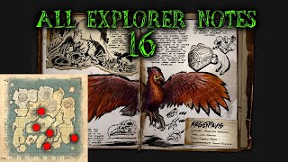 How To Find All Explorer Notes On The Island  Ark Survival Evolved  Part 16 [upl. by Irdua]