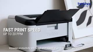 Space Saving Printing Experience  Brother HL1210W [upl. by Enelyam]