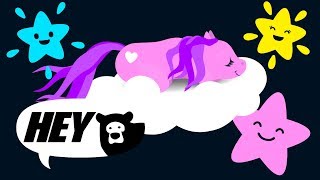 Hey Bear Sensory  Sleepy Unicorns  Relaxing  Classical Music  Bedtime Video [upl. by Tloc311]