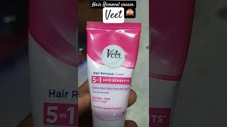 Original Veet cream review ✂️ hair removal cream review👀 Normal skin body amp legs 🦵🦵shorts [upl. by Arbed]