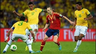 Andres iniesta vs Brazil 2013 FIFA Confederations Cup final 1080HD [upl. by Suryt813]