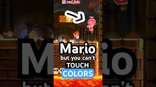 What if you couldnt touch colors in Mario gaming mario nintendo redfalcon [upl. by Odraude]