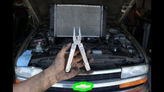 Chevy S10 Radiator Replace [upl. by Gazo]