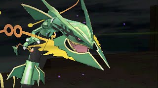 Pokemon Omega Ruby  Mega Rayquaza Zinnia amp Deoxys Delta Episode Ending [upl. by Whitver]