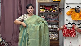 120 count Organic Linen sarees  Tissue pure [upl. by Ah]