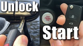 Volkswagen Key stuck in ignition won’t turn [upl. by Rondon]