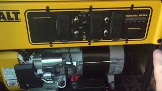 My new dewalt 7000 watt generator [upl. by Nosdivad]