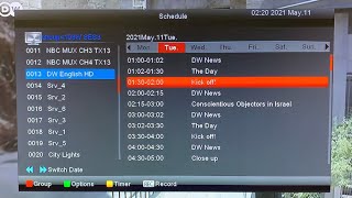 FTA Satellite Channels that have an Electronic Program Guide  EPG [upl. by Ablem]