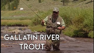 Gallatin River Fly Fishing  Montana [upl. by Ihskaneem564]