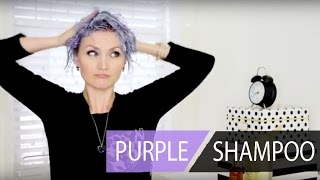 The New Way to Use Purple Shampoo on Platinum Hair [upl. by Assyn]