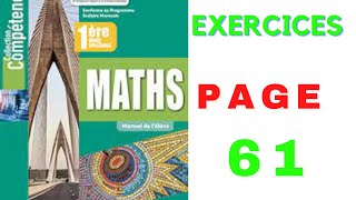 COLLECTION COMPETENCE MATHS 1AC EXERCICE PAGE 61 [upl. by Jeremias]