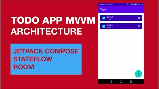 Creating a Todo App with Jetpack Compose amp MVVM A Beginners Guide [upl. by Nyletak]