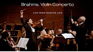 Brahms Violin Concerto  Philippe Quint violinist  Vladimir Spivakov conductor [upl. by Akcirederf]