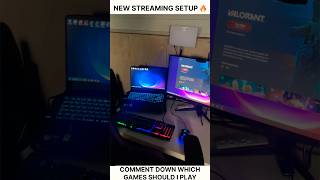 NEW STREAMING SETUP 🔥 bgmi shorts streaming streamingsetup pubg valorant [upl. by Anotyal]