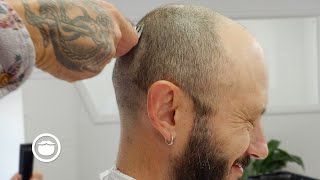 Head Shave Transforms Balding Guys Look [upl. by Randi762]