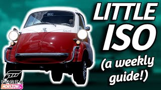 HOW TO COMPLETE quotLittle Isoquot  Forza Horizon 5 Weekly Forzathon Challenge Guide [upl. by Llenahc]