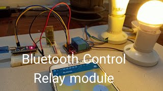 How to use Bluetooth control Relay with Arduino [upl. by Easter366]