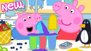 Peppa Pig Tales 🍭 Making Ice Lollies 🍓 BRAND NEW Peppa Pig Episodes [upl. by Alfeus]