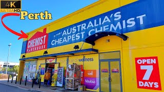 Chemist Warehouse  Perth Western Australia 4K [upl. by Edmea95]