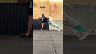 Planche dynamique combinée avec une pompe 🔥 tonytinspire sports musculation fyi [upl. by Breen]