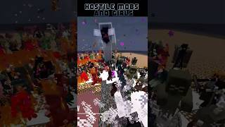 Minecraft hostile mobs and girls [upl. by Colin]