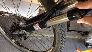 How To Adjust Rockshox Mountain Bike Forks [upl. by Amilas]