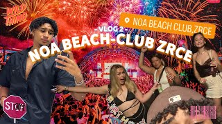 NOA Beach Club in ZRCE KROATIEN 🏝️🪩  JEERMAINEE [upl. by Kyred933]