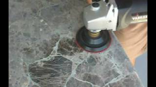 polishing Granite Dry [upl. by Aleetha]