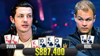 Tom Dwans UNBELIEVABLE Play  887400 Poker Pot [upl. by Yaras]