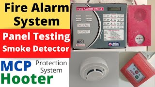 fire alarm system testing  fire alarm commissioning  fire alarm panel inspection in hindi [upl. by Mic836]