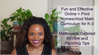 Homeschool Math Curriculum Review  Mathseeds K 3 [upl. by Aicilyhp690]