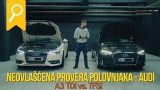 Neovašćena provera polovnjaka  AUDI A3 16 TDI vs 15 TFSI [upl. by Dong]