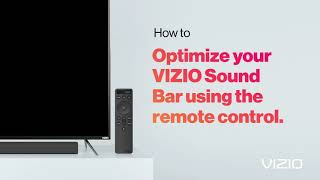 VIZIO Support  How to Use your VIZIO Sound Bar Remote Control and EQ Settings [upl. by Irehc]