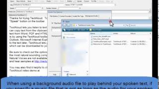 Creating Audio Files and Syncing with iTunes with TextAloud 3 [upl. by Ronal]