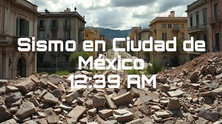 Sismo hoy en Ciudad de México [upl. by Nautna]