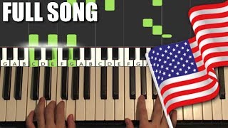 USA National Anthem  Star Spangled Banner Piano Tutorial Lesson [upl. by Ennael]