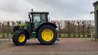 Turning radius John Deere 6120M [upl. by Luapsemaj]