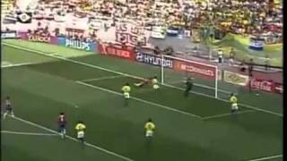 Costa Rica  Brazil 25 FIFA World Cup 2002 Highlights [upl. by Truitt]