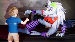 Gregory Jumpscares Roxy And Destroys Her In the Compactor  FNAF Security Breach [upl. by Craner]