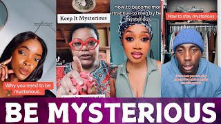 Stop Oversharing amp Become Mysterious  TikTok Compilation [upl. by Eeluj]