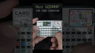 Tiny Winamp for Card Computer esp32 winamp arduino customfirmware m5stack m5cardputer [upl. by Tiler]