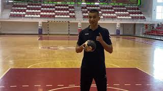 Handball How to dribble a ball 4 [upl. by Eihcra]