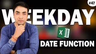 Excel Weekday Function Part 1  How to use the WEEKDAY Function in Excel with IF Function [upl. by Anett673]