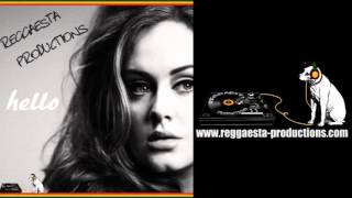 Adele  Hello reggae version by Reggaesta  LYRICS [upl. by Annabal]