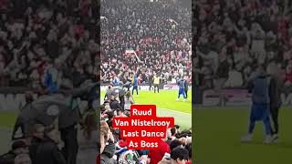 Stretford End singing for Boss Ruud Van Nistelrooy  Manchester United 30 Leicester City 10Nov2024 [upl. by Nanni]